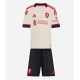 Liverpool Hugo Ekitike #22 Maglia Gara Trasferta Repliche 2025-26 Bambino Maniche Corte